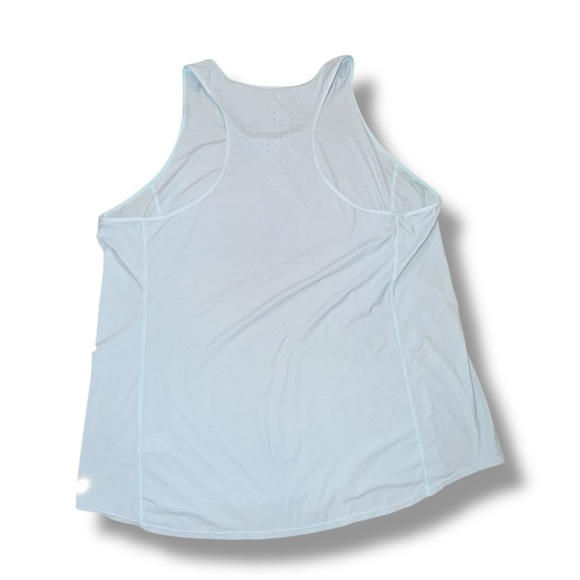 ZELLA Nova Perforated Racerback Tank - Blue Sterling Plus 2X - Picture 13 of 15